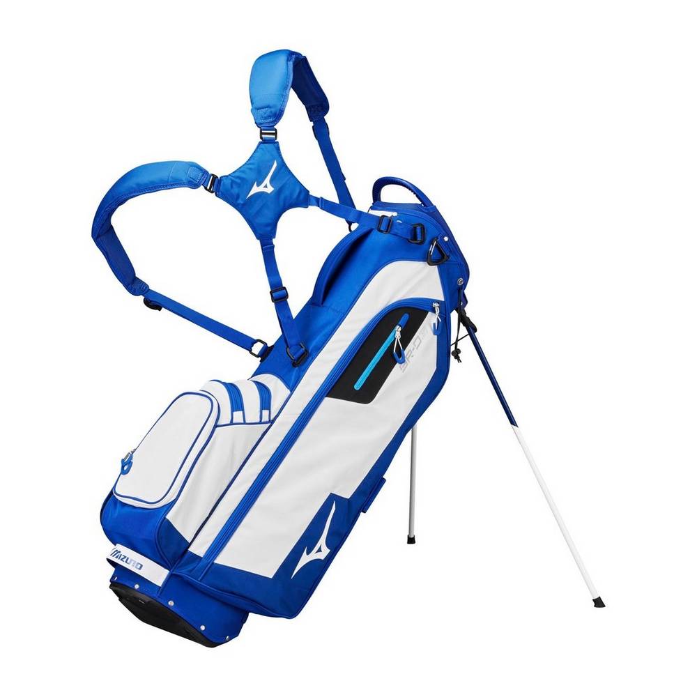 Bolsa Mizuno BR-D3 Stand Hombre Azules/Blancas Ofertas UMZQ-30476